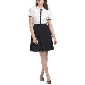 KARL LAGERFELD Color Block Mini Dress